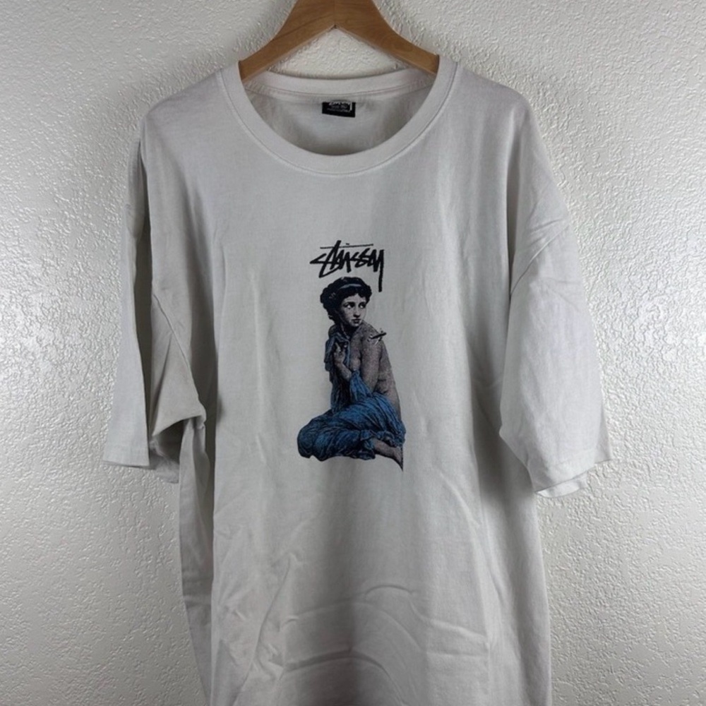 Stussy Lady Rome Tee - Authentic Vintage - XL
